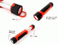 30 / 4 Led Mıknatıslı El Feneri Işıldak
