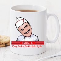 Çay Erdal Bakkalda İçilir Kişiye Özel Kupa Pi243