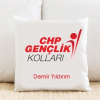 CHP Gençlik Kolları Kişiye Özel Yastık Kılıfı Pi194