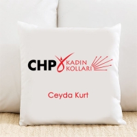 CHP Kadın Kolları Kişiye Özel Yastık Kılıfı Pi192