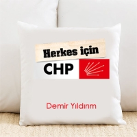 Herkes İçin CHP Kişiye Özel Yastık Kılıfı Pi195