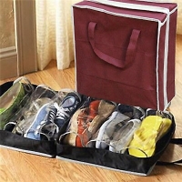 Shoe Tote Ayakkabı Saklama  ve Taşıma  Çantası (Bordo)