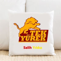 Tek Yürek Kişiye Özel Yastık Kılıfı Pi139